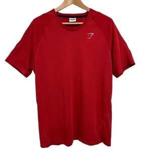 GYMSHARK Men’s Short Sleeve TShirt Red Size XXL NEW WITHOUT TAGS